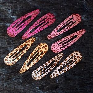 ✨️ FREE ✨️ Add-on - Leopard Print Hair Clips Set